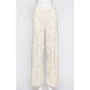 NEW Z SUPPLY gemma cable pant in vanilla ice